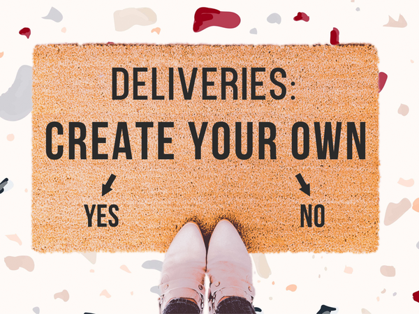 Customize your own Delivery doormat