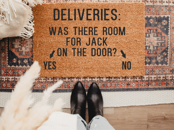 Was there room for Jack on the door doormat