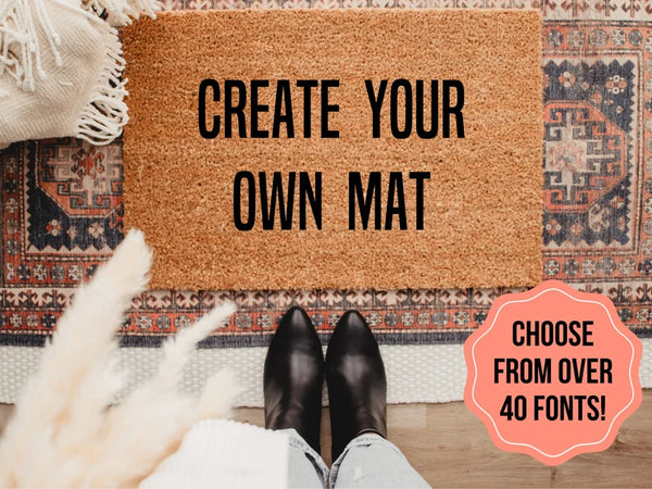 Customize your own doormat