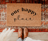 Our Happy Place doormat